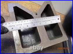Lot R766 Machinist Large V-block Jig Fixture Setup Tooling Lot R766 Machinist Large V-block Jig Fixture Setup Tooling