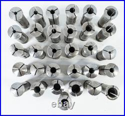 Lot of 31 4C Machine Collets 1/15 to 3/4 Dia