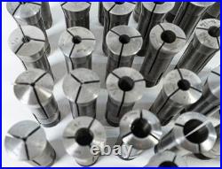 Lot of 31 4C Machine Collets 1/15 to 3/4 Dia