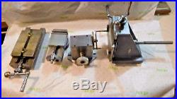 Lot of Milling Machine Tools, Vice, B & S Dividing Head, Vertical Slide, Table