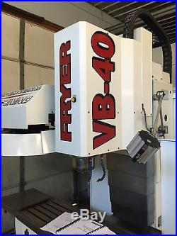 Low Hour Fryer VB-40 CNC VMC MB Bed Mill Milling Machine Bridgeport Milltronics