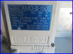 Lube Corp. MYLUB-21 AMO-II-150S AC-110v Lubrication Pump Lot 3531 Listed by Greg