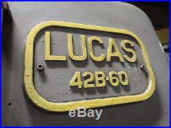 Lucas 42B-60 Horizontal Boring Mill Table Type 4 Spindle Diameter
