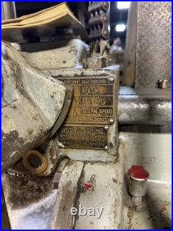 Lucas No 41 Horizontal Boring Mill 48x34x8' In Good Working Condition. Can Ship