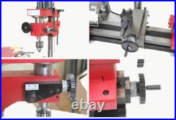 M1 250mm Micro Multi-function Machine Drilling and Milling Lathe machine 220V