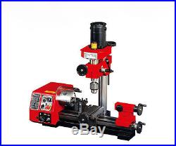 M1 250mm Micro Multi-function Machine Drilling and Milling Lathe machine 220V Y