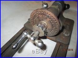 MACHINIST TOOLS LATHE RARE Indexer Center for Atlas shaper Milling Machine