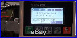 MICRO DNC. Drip feed DNC, USB READER to cnc machine TAPE (DNC) or MEM MODE, RS232