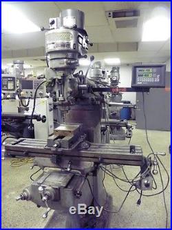 MILLPORT Model 2S Vertical Mill Milling Machine, with DRO, Powerfeed, 9 x 42, R8