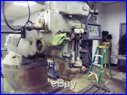 MILLPORT Model 2S Vertical Mill Milling Machine, with DRO, Powerfeed, 9 x 42, R8