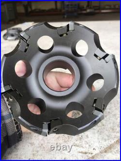 MITSUBISHI INDEXABLE FACE MILL 5-1/2 OD 1-1/2 ID LSE445R0506E Nice