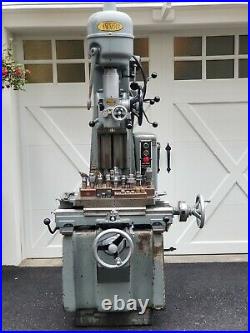 MOORE No. 1-1/2 Precision Vertical Jig Borer Mill Milling Machine Fully Tooled