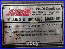 MSC Rong Fu Drill Machine, 18-1/8 x 7-1/2 Travel