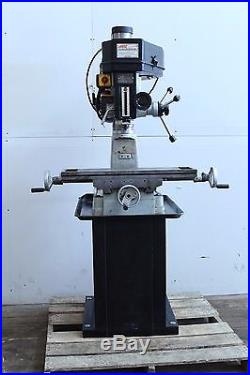 MSC milling and drilling machine 8 1/4x 28 3/4 table r-8 bridgeport spindle