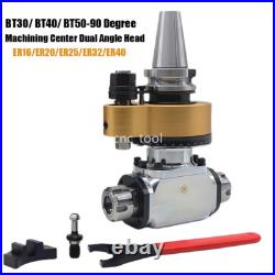 Machining Center BT30/BT40/BT50 90°Angle Head Dual Side Angle Milling Head Steel