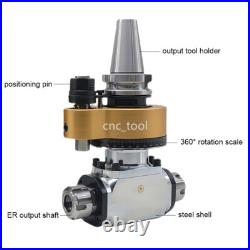 Machining Center BT30/BT40/BT50 90°Angle Head Dual Side Angle Milling Head Steel