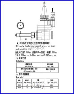 Machining Centers BT40 BT50-90 Degree Angle Head Side Right Angle Milling Head