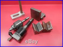 Machinist Milling Tools Drill Chuck, R8 Boring Head, V Blocks, Others