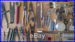 Machinist's tools lot of 150 Mill Lathe chuck arbor Starrett Browne & Sharpe