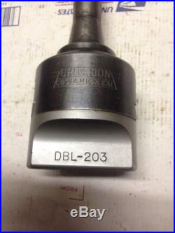 Machinist tool, criterion DBL-203 Boring Head, bridgeport milling machine