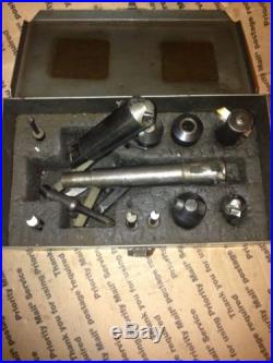 Machinist tools, bridgeport milling machine fly cutters and boring bars in box