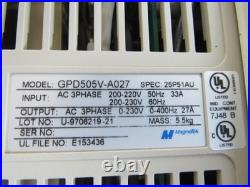Magnetek GPD 505 GPD505V-A027 25P51AU Lot # 4382 Listed by Greg