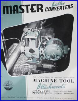 Master Mill / Versa Mill Model B with X Y Table and Horizontal Mill Setup