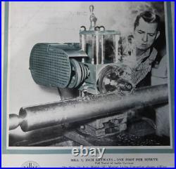 Master Mill / Versa Mill Model B with X Y Table and Horizontal Mill Setup