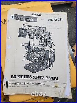 Mastertool American Made Hu 2cm Vertical/horizontal Milling Machine