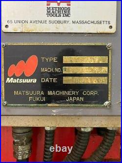 Matsuura RA-1F With PALLET CHANGER + 15,000RPM SEE VIDEO CNC Mill haas hurco mazak