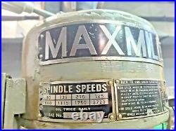 MaxMill Max Mill Vertical Milling Machine 9 x 42 DRO Bridgeport Style