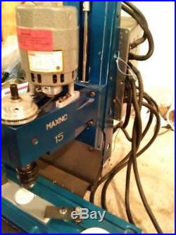 MaxNC-15 CL with 4th axis, working condition