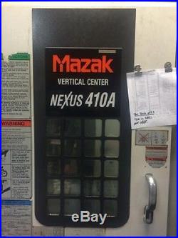 Mazak Nexus VCN 410A (2004) 3 Axis CNC Vertical Machining Center ID# 108332