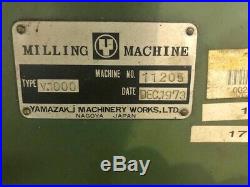 Mazak V-1000 11205 Cnc Milling Machine