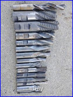 Milling And Machinist Roughing End Mill Tools Lot Of 16