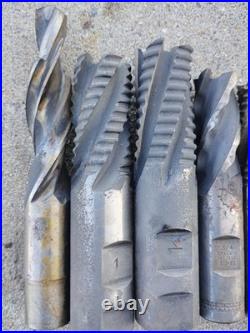 Milling And Machinist Roughing End Mill Tools Lot Of 16