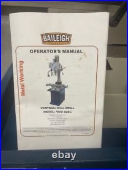 Milling Drilling Machine with stand/ Baileigh VMD-828G Geared Head Milling Drilling Machine with stand/ Baileigh VMD-828G Geared Head