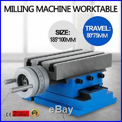 Milling Machine Bench drill Vise Fixture worktable X Y-axis adjustment table