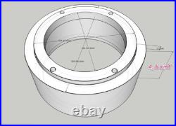 Milling Machine Riser Block 4 for Bridgeport-Type Knee MIlls 4inch Milling Machine Riser Block 4 for Bridgeport-Type Knee MIlls 4inch