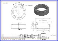 Milling Machine Riser Block 4 for Bridgeport-Type Knee MIlls 4inch
