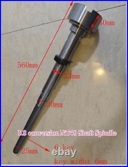 Milling Machine Shaft Spindle Taiwan Rocker R8 Conversion NT40 For Vertical Mill
