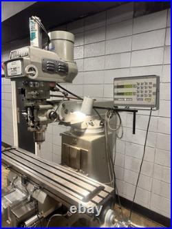 Millport 3HP Vertical Mill With Powerfeed & DRO Video link in the description