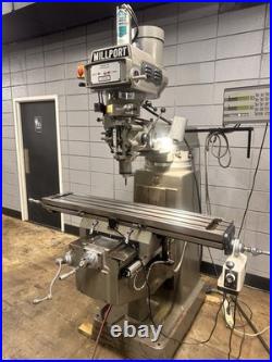 Millport 3HP Vertical Mill With Powerfeed & DRO Video link in the description