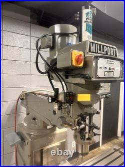 Millport 3HP Vertical Mill With Powerfeed & DRO Video link in the description