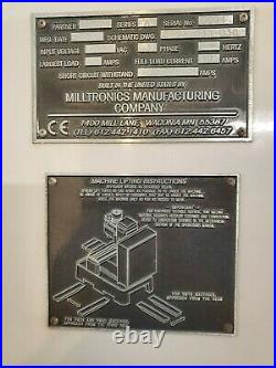 Milltronics Partner Vmg24 Cnc VMC