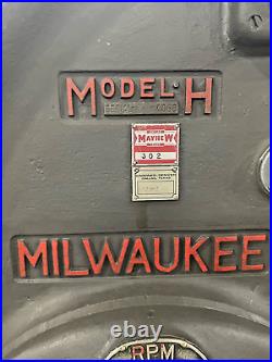 Milwaukee Kearney & Trecker Model H #3 54 x 12 Vertical Milling Machine