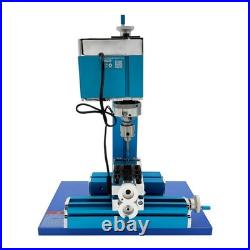 Mini Benchtop Milling & Drilling Machine Woodworking Lathe DIY Tool 100240V Mini Benchtop Milling & Drilling Machine Woodworking Lathe DIY Tool 100240V