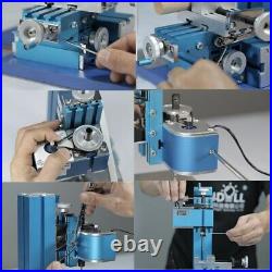Mini Electric Bench Milling Machine DIY Woodworking Soft Metal Processing Tool