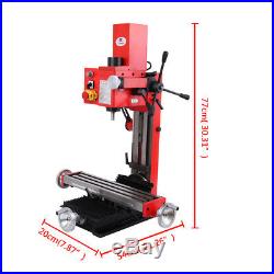 Mini Electric Milling Drilling Machine With Gear Drive Precision Vertical Tool