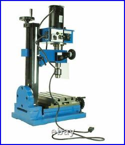 Mini Metal Mill Drilling Machine Press BenchTop 3/8 Drill Capacity with Cutters